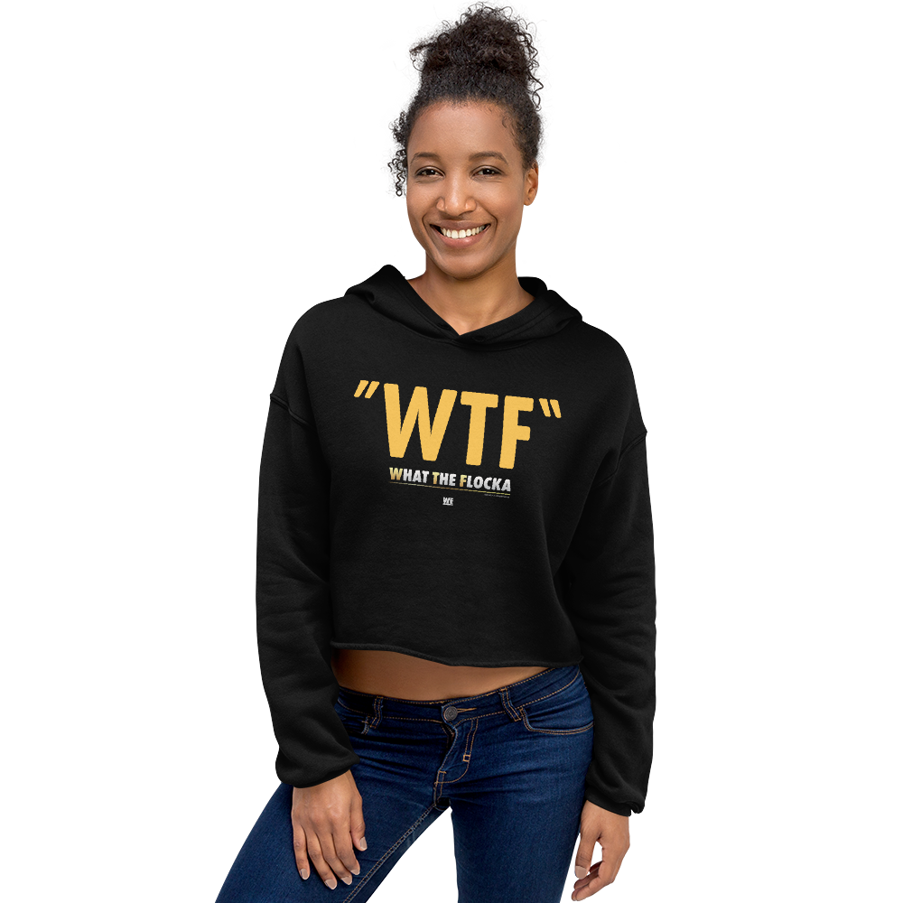 Waka & Tammy WTF Logo Women's Fleece Crop Sweatshirt