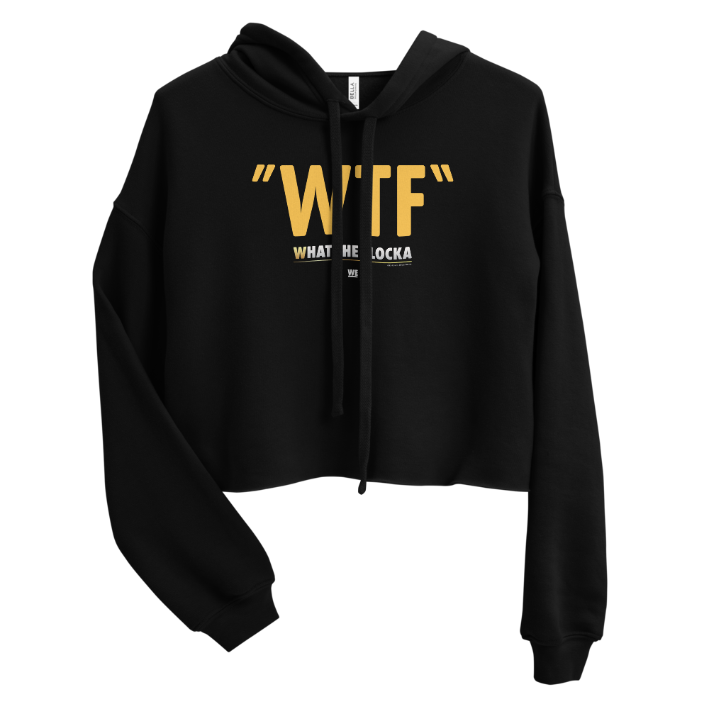 Waka & Tammy WTF Logo Women's Fleece Crop Sweatshirt