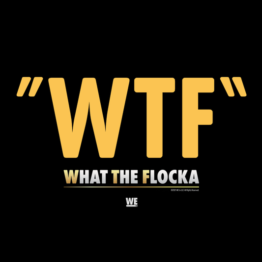 Waka & Tammy WTF Logo Embroidered Flat Bill Hat