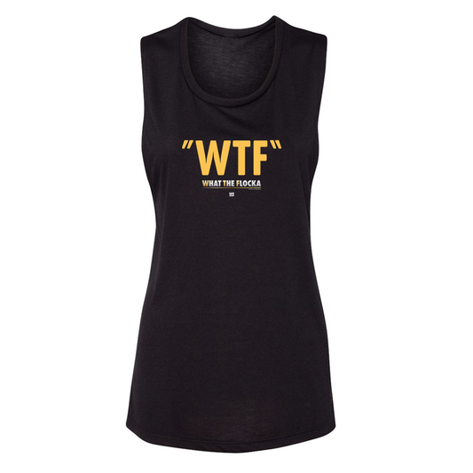 Waka & Tammy WTF Logo Women's Muscle Tank Top