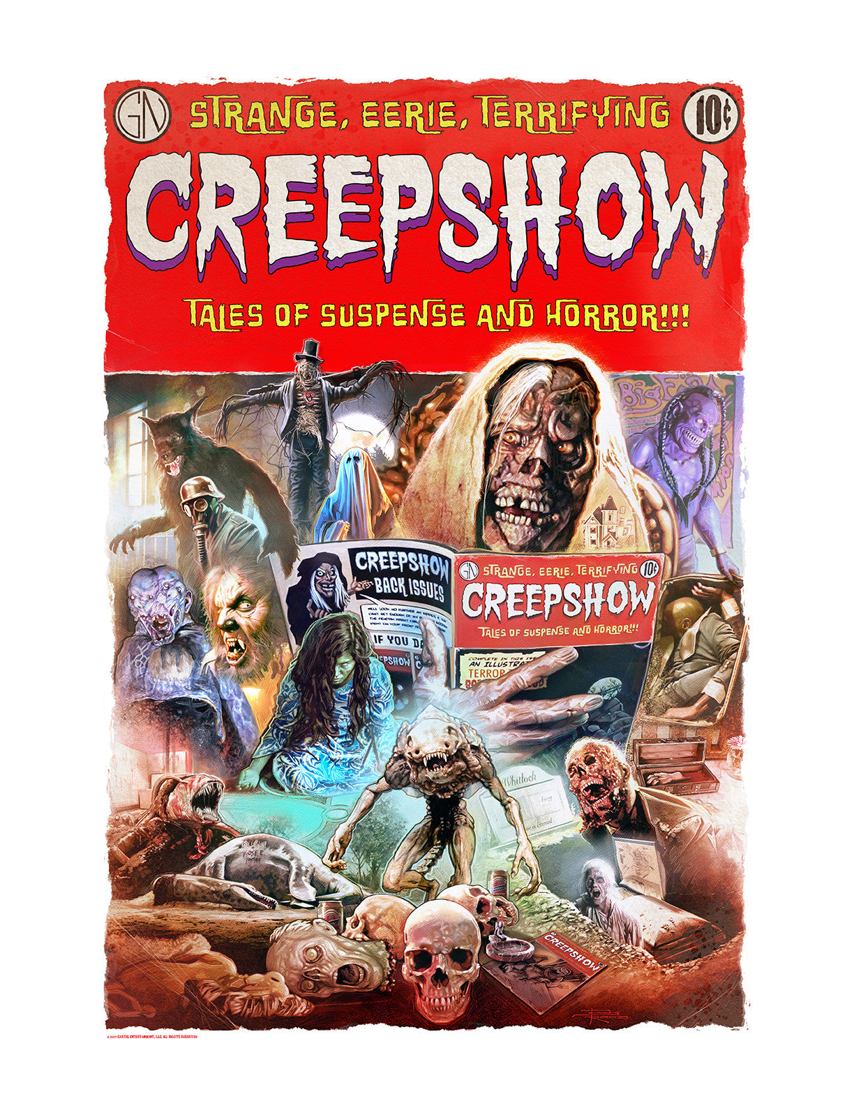 Creepshow Watercolor Giclee by Brian Rood